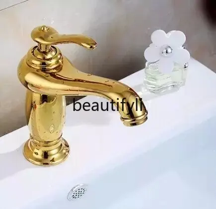 

Gold Vintage Full Copper Faucet