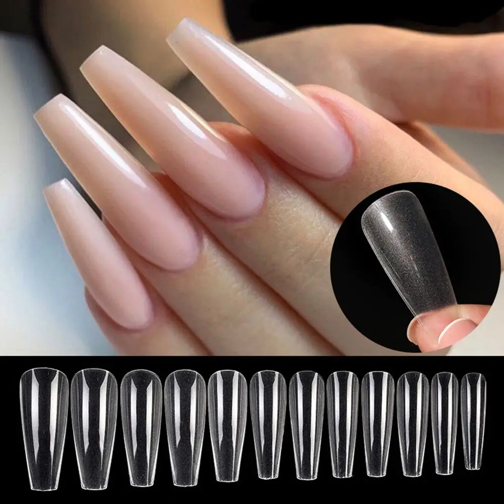 Cápsula imprensa em diy acessórios de salão de beleza molde de manicure cobertura completa dicas de unhas extensão de unhas falsas longas unhas artificiais unhas falsas