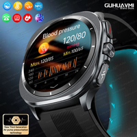 2025New Air Pump Airbag Accurate Blood Pressure Measurement watches Lipid ECG Uric acid Bluetooth Call Smart Watch NFC Men Women