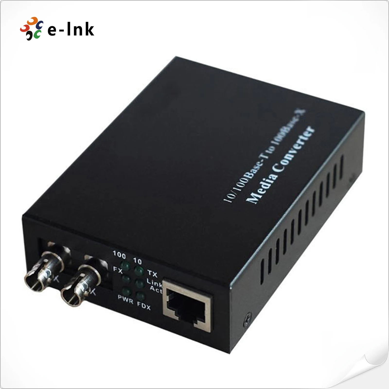 ST Connector 10/100M Multi Mode Fiber Media Converter