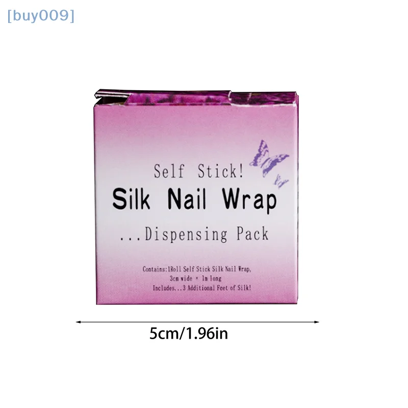 【buy009】1 لفة إصلاح الأظافر الحرير الأشعة فوق البنفسجية هلام بناء الألياف الفرنسية أدوات مانيكير أشكال الأظافر نصائح ملصقات بمادة لاصقة حماية الأظافر