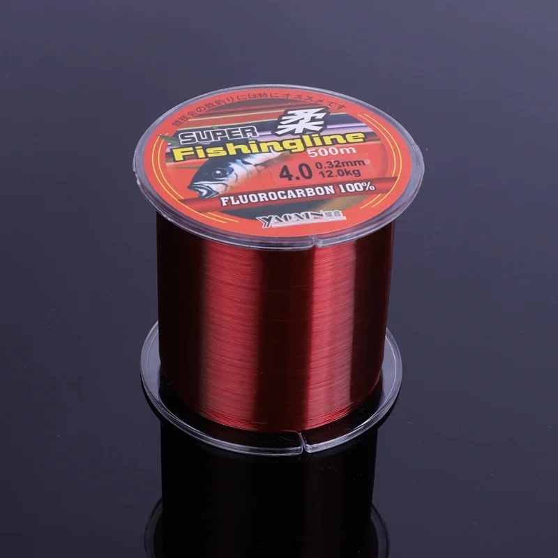 500M Fishing Line Monofilament Leader Fly Line Nylon Super Strong Abrasion Resistance Wire For Freshwater Saltwater