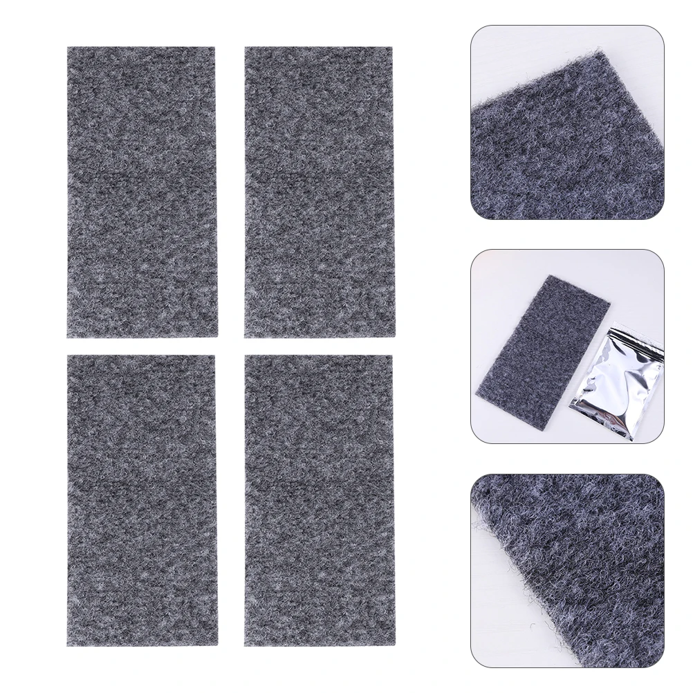 

4pcs Car Scratch Repair Cloth Nano Fabric Auto Paint Repair Tool Lightweight Scratch Removal Rag Durable Washable Vehicle