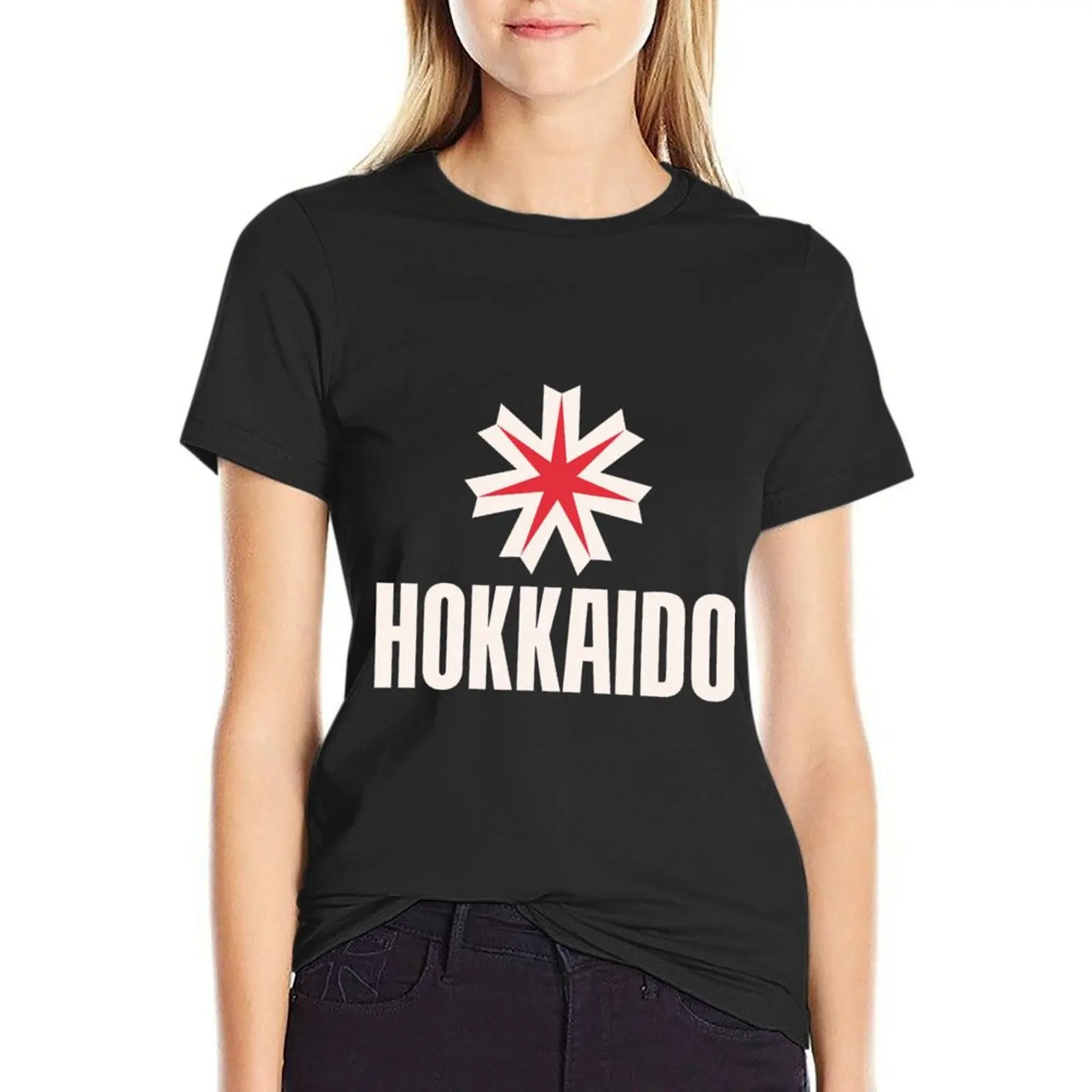 Hokkaido Prefecture T-Shirt T-Shirts Grappige Esthetische Kleding Plus Maat Tops Vrouwen