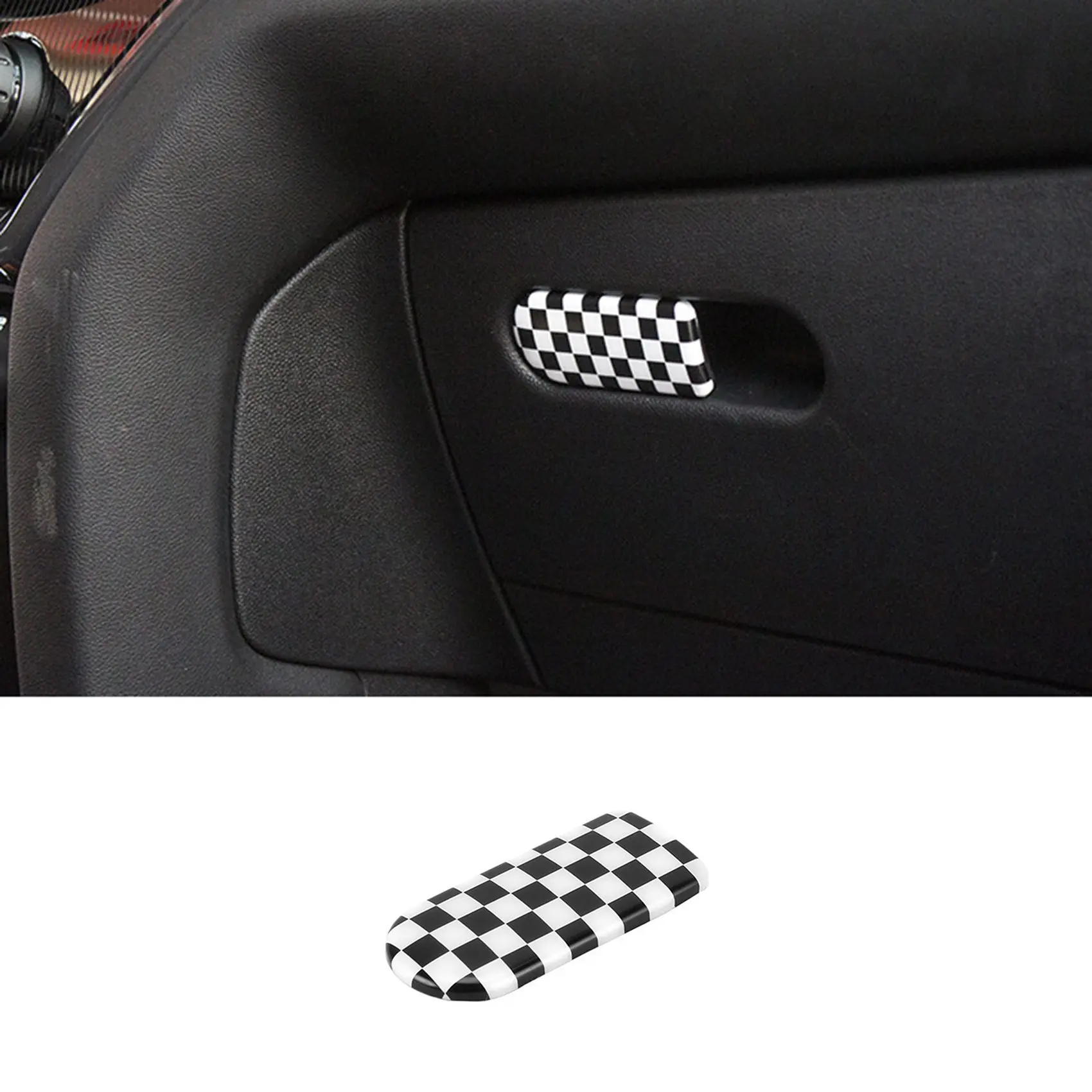 Car Copilot Glove Box Handle Storage Box Trim Cover Interior Decoration Sticker for Bmw Mini Cooper S Jcw F54 F60