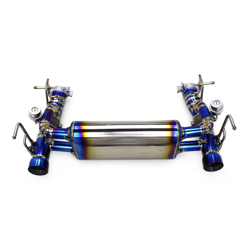 Custom Stock Valve Catback Exhaust For Ferrari 488 2015-2019 Performance Car Parts Escape Exhaust System Titanium Pipe Muffler