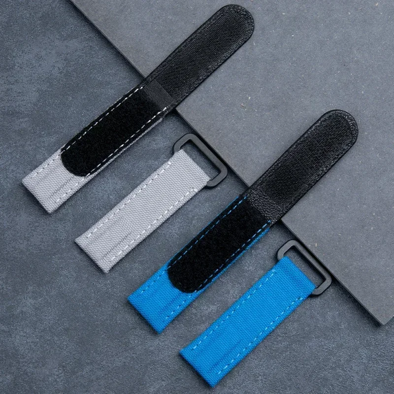 Soft  adjustable high density nylon fabric leather watch band fit for Rolex strap Myrtle submarker GMT Yacht-Master 21mm