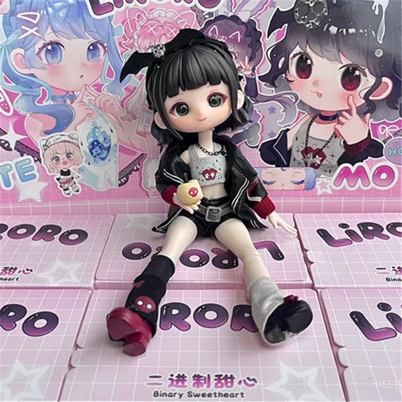 

In stock Liroro Blind Box Binary Sweetheart Series 1/12 Bjd Anime Figures Joint Movable Doll Decoration Ornament Children Gift
