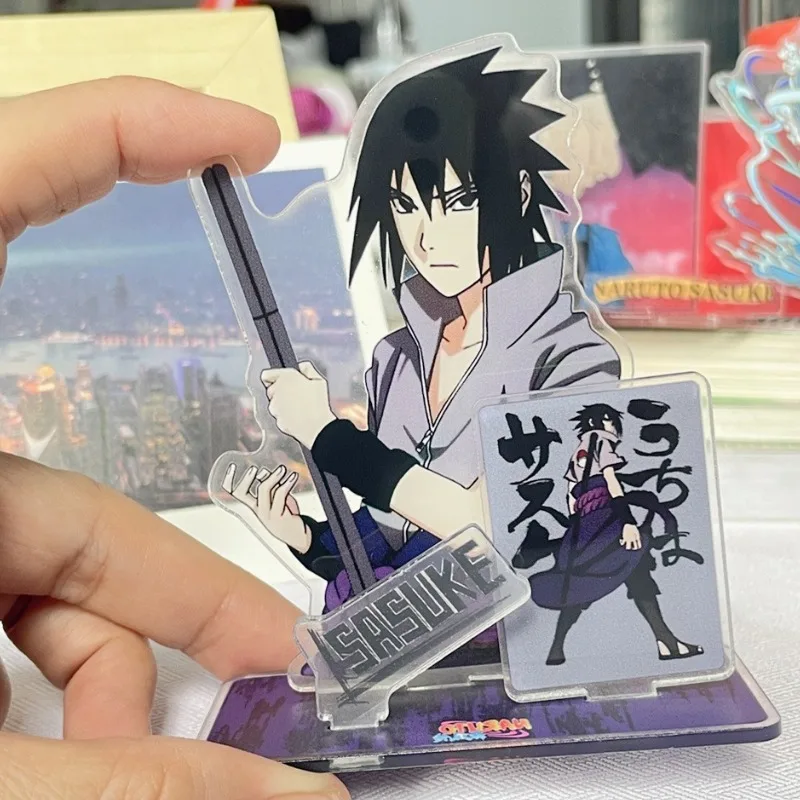 ناروتو محلية الصنع زخرفة اوزوماكي ناروتو اوتشيها ساسوكي أنيمي الطرفية الكرتون اللوحة الإبداعية شخصية الديكور هدية #3