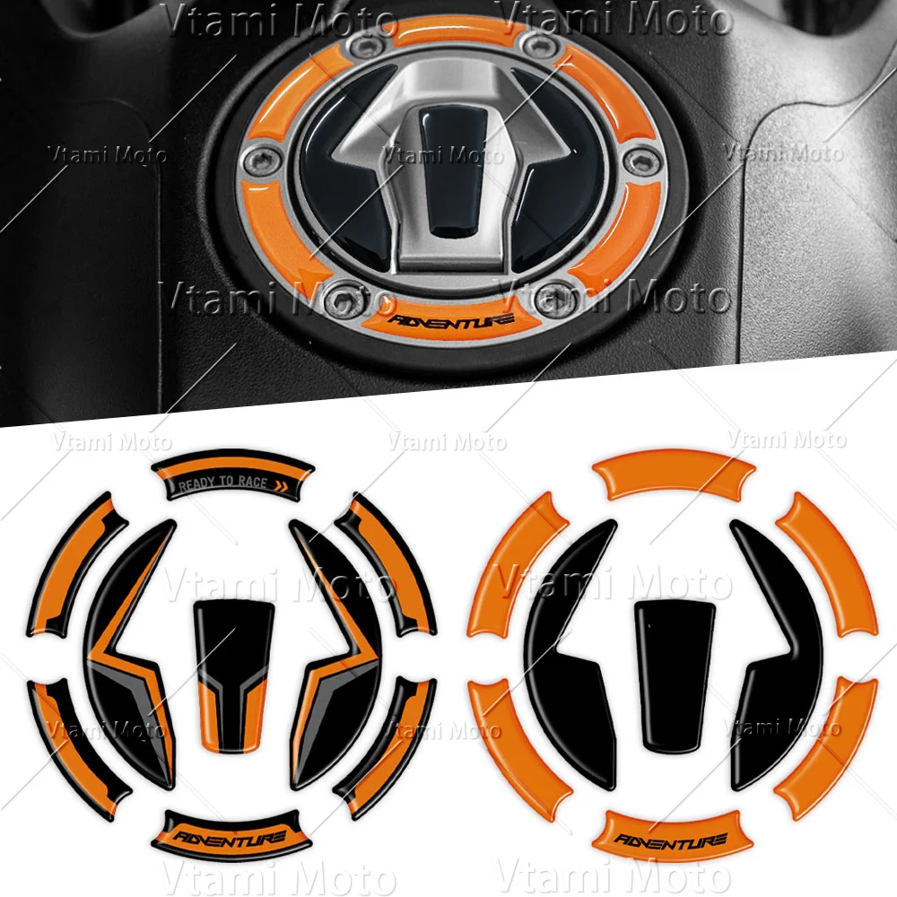 3D 790 Adventure Tank Cap Sticker Motocross Fuel Cap Protection  Decal For KTM 790 Adventure R 890 390 250 Adv