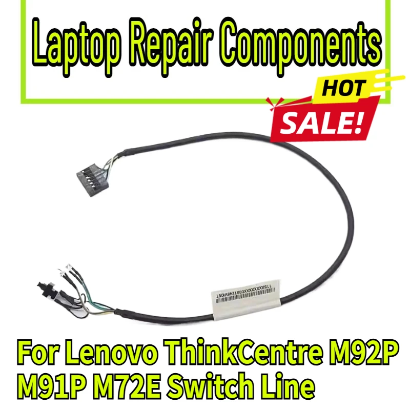 95% New For Lenovo ThinkCentre M92P M91P M72E Switch Line Power Button Button to Start The Power 54Y9916
