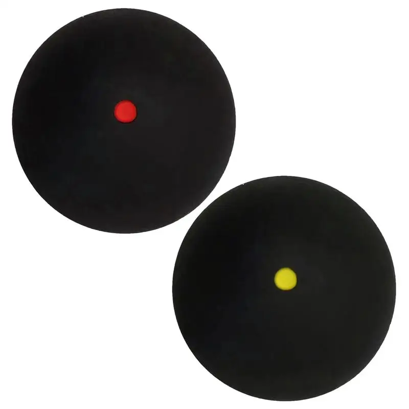 Single Dot Squash Balls, Rubber High Elastic Squash Racket Balls Long-Lasting Squash Balls,For Speed Training ﻿