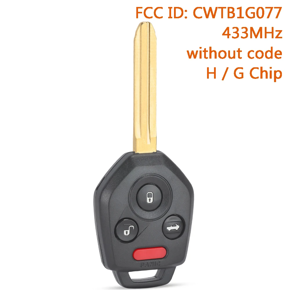 KEYECU CWTB1G077 Remote Car Key Fob for Subaru Ascent Impreza Crosstrek Legacy Outback 2017 2018 2019