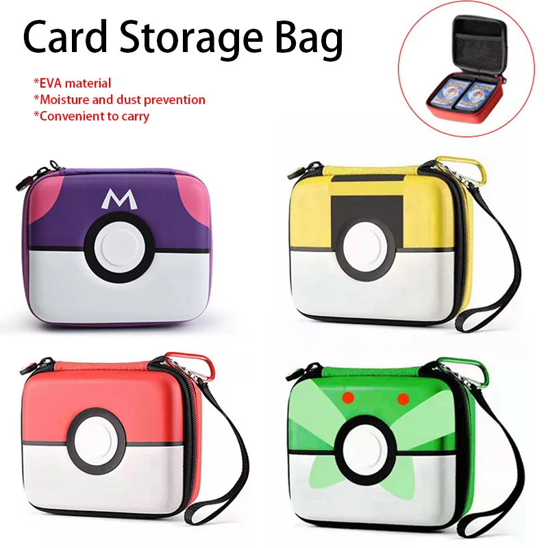 2024 جديد بطاقة الألعاب صندوق تخزين 400 قدرة مجموعة من البطاقات ألبوم هارد شل صندوق تخزين المحمولة ومتعددة الوظائف صندوق تخزين البطاقات