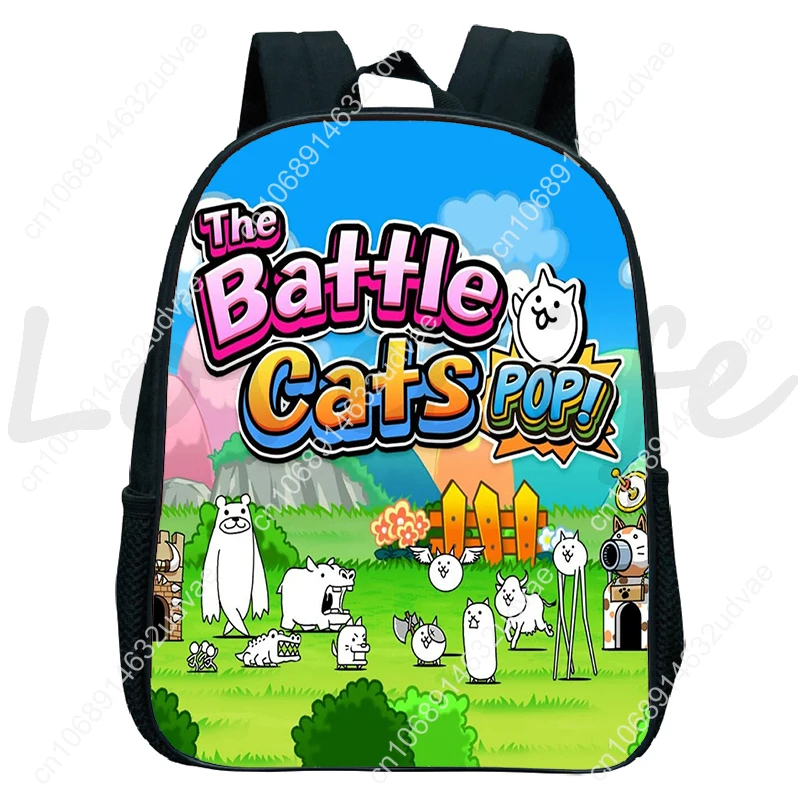 Children The Battle Cats Backpack Kindergarten Bags Kids Cartoon Anime School Bag Boys Girls Back To School Backpacks Mochila