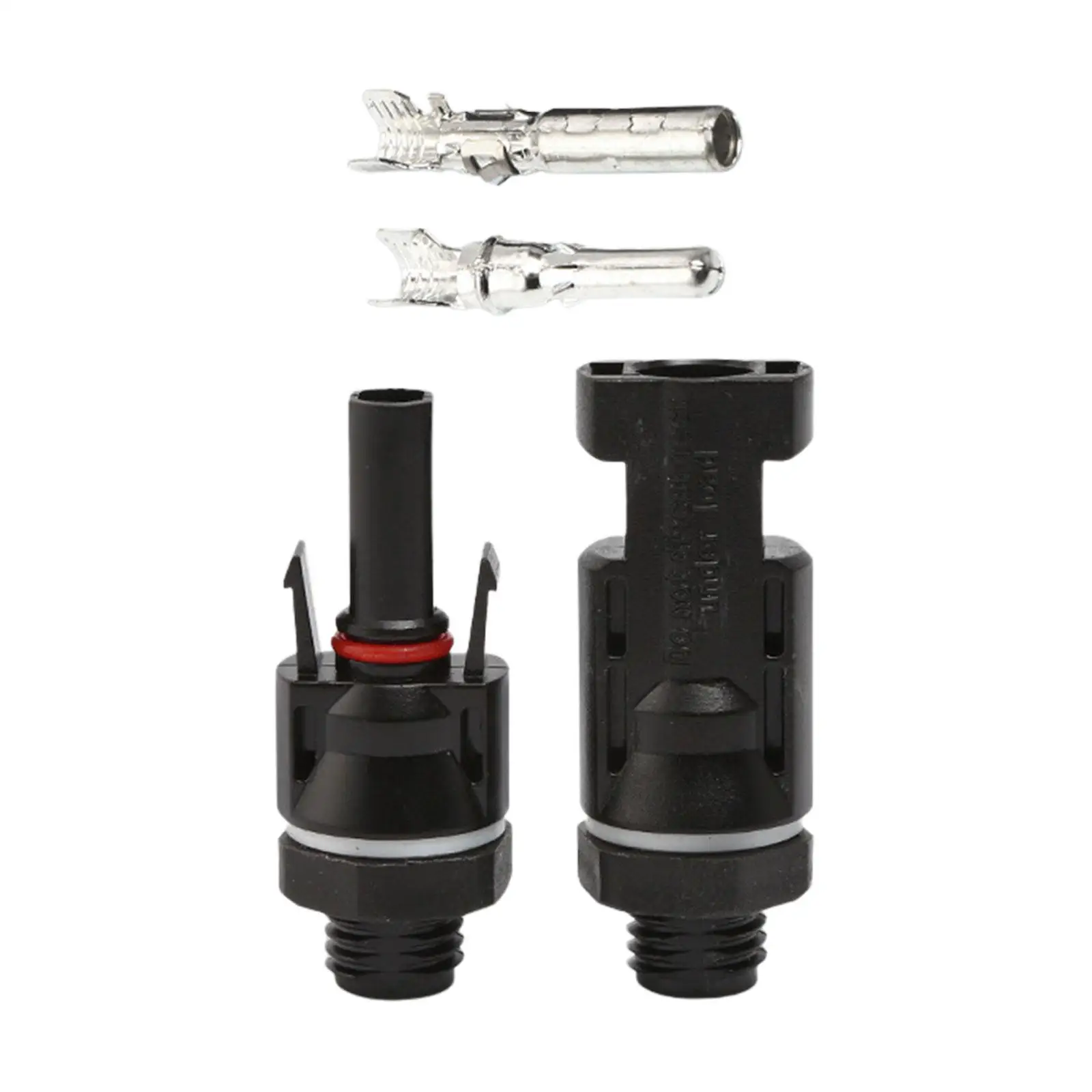 2 Pieces Solar Connectors Solar Panel Terminal Sturdy Portable Professional Combiner Box Inverter Durable Solar Panel Connectors