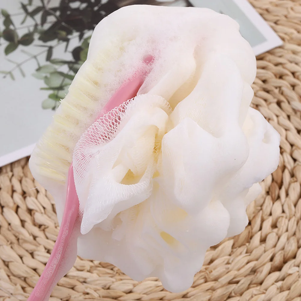 

3Pcs Bath Brush Set with Long Handle Multi-Purpose Shower Scrubber for Back Cleaning Exfoliating Bristle Bathing Massager