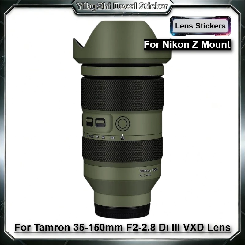 Protector de Lente para Tamron 35-150mm F2-2.8 Di III VXD para Montura Nikon Z, Adhesivo Protector de Cuerpo de Lente, Antiarañazos