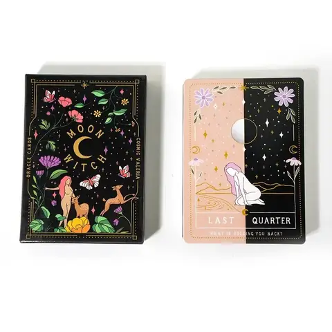 11*6.5cm 달 마녀 오라클 카드 운세 예언 타로 데크
