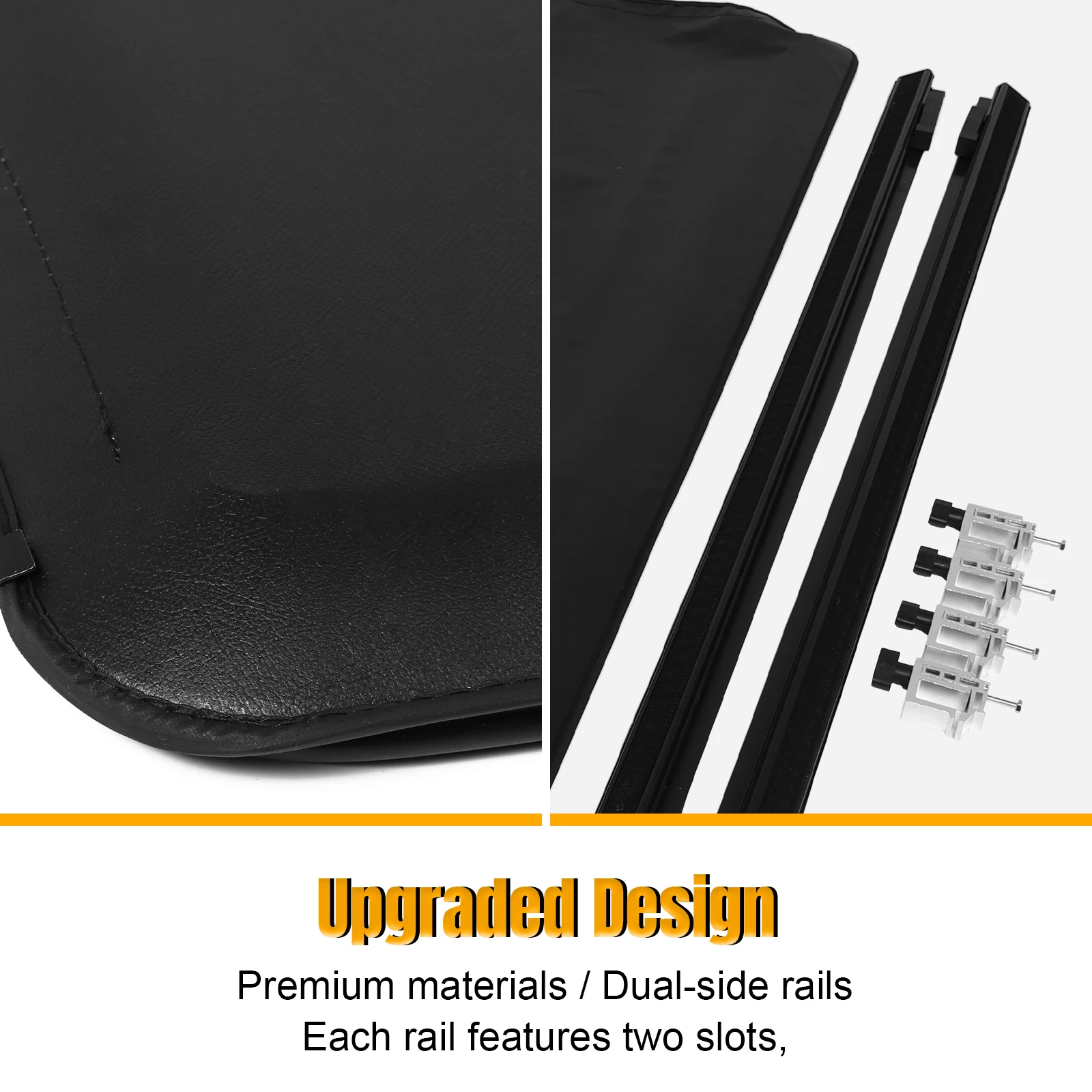 

For Ford Ranger 5 Ft Heavy Duty Tonneau Sleeve Multi-Purpose Folding Tonneau Cover IP56 Waterproof for Truck Modified Rear Trunk