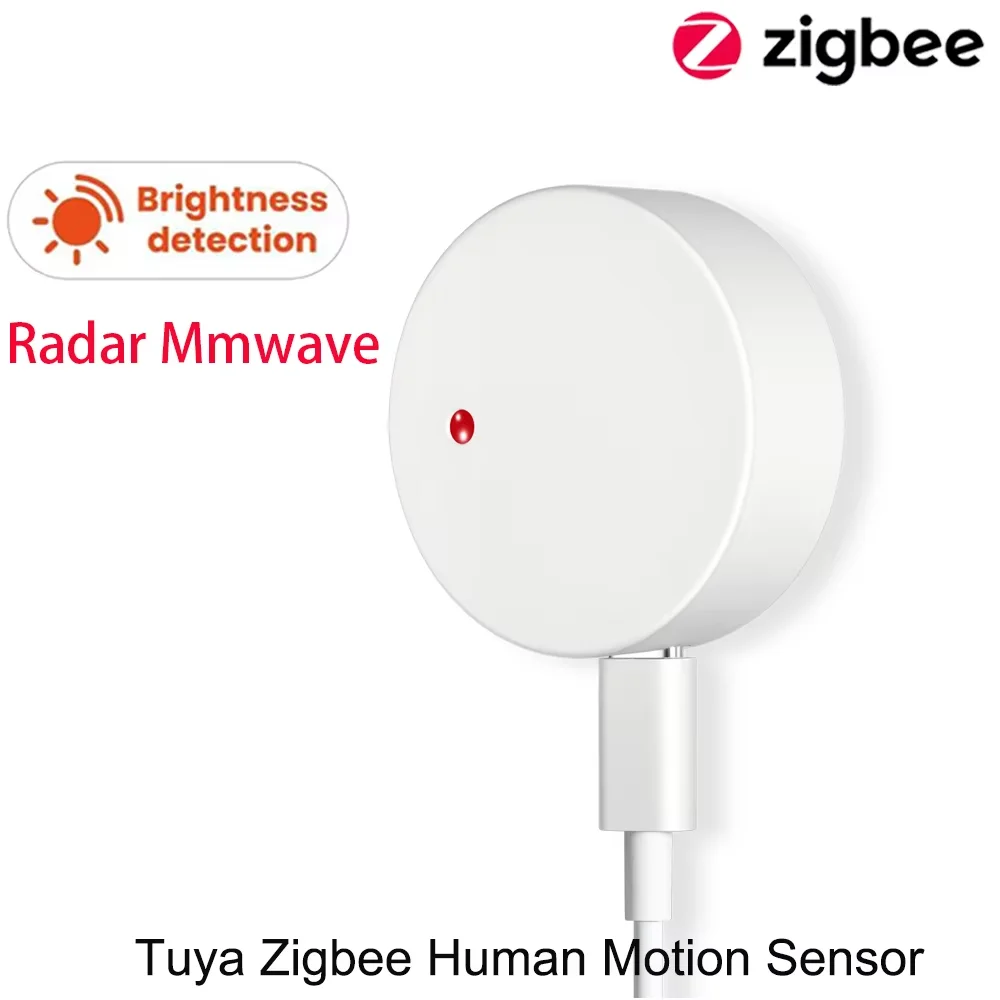 

Датчик присутствия Zigbee, Mmwave, радар, волновой детектор человека, детектор движения, работает с Tuya Hub