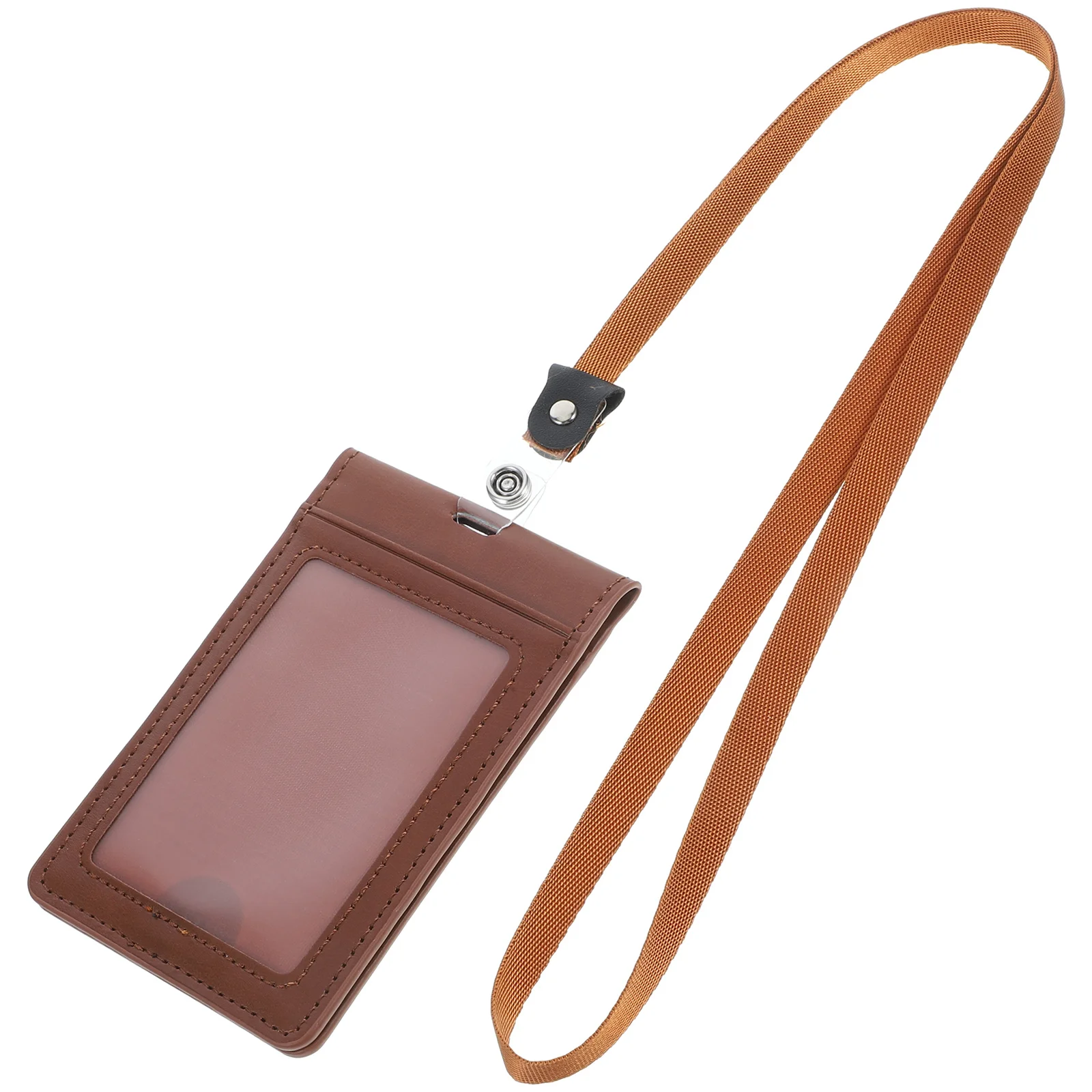 

PU Id Badge Holder Magnetic Card Protector for Women Men Office School Nurse Use Safe Protection Id Badge Holder