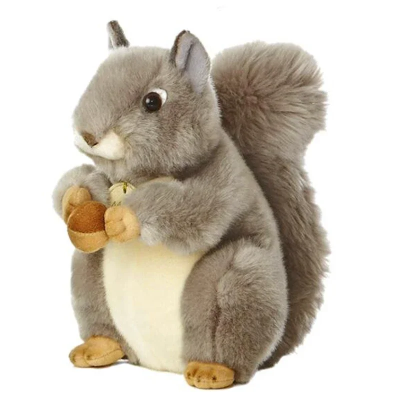 

Simulation squirrel children plush toy cute fruit squirrel doll kids stuffed toy birthday gift