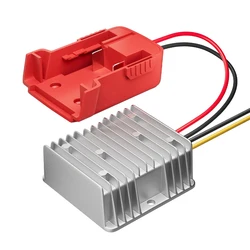 Step Down DC Voltage Converter for Milwaukee 18V To 12V Battery Dock Power 180W Inverter, DIY Adapter Buck Regulator