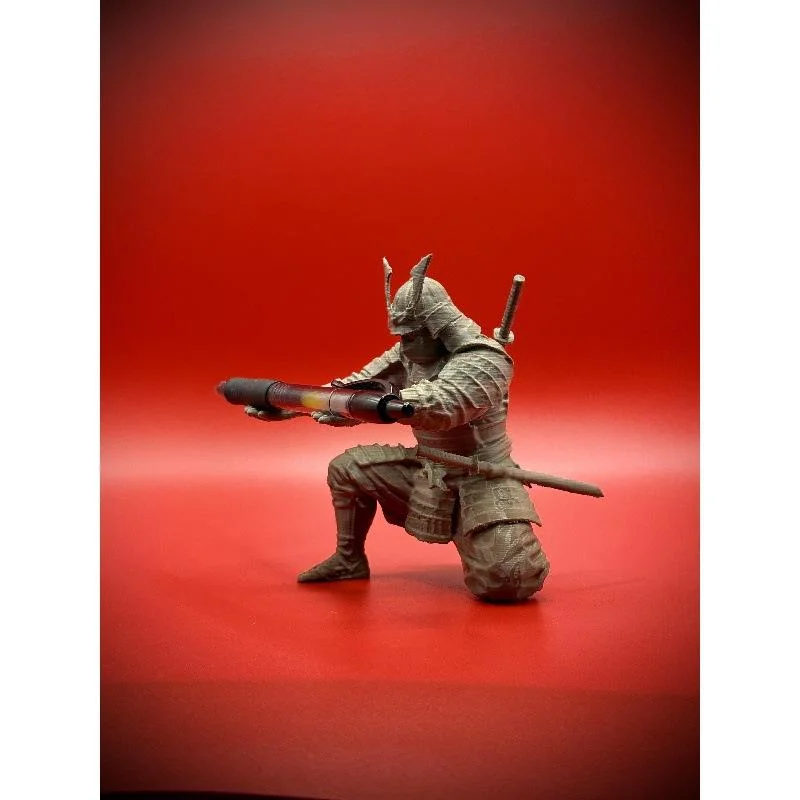 Creative Samurai Pen Holder Japanese Warrior Pencil Rack 3D Printed Stationery Organizer Stand Office Ornament Desk Decor Gift
