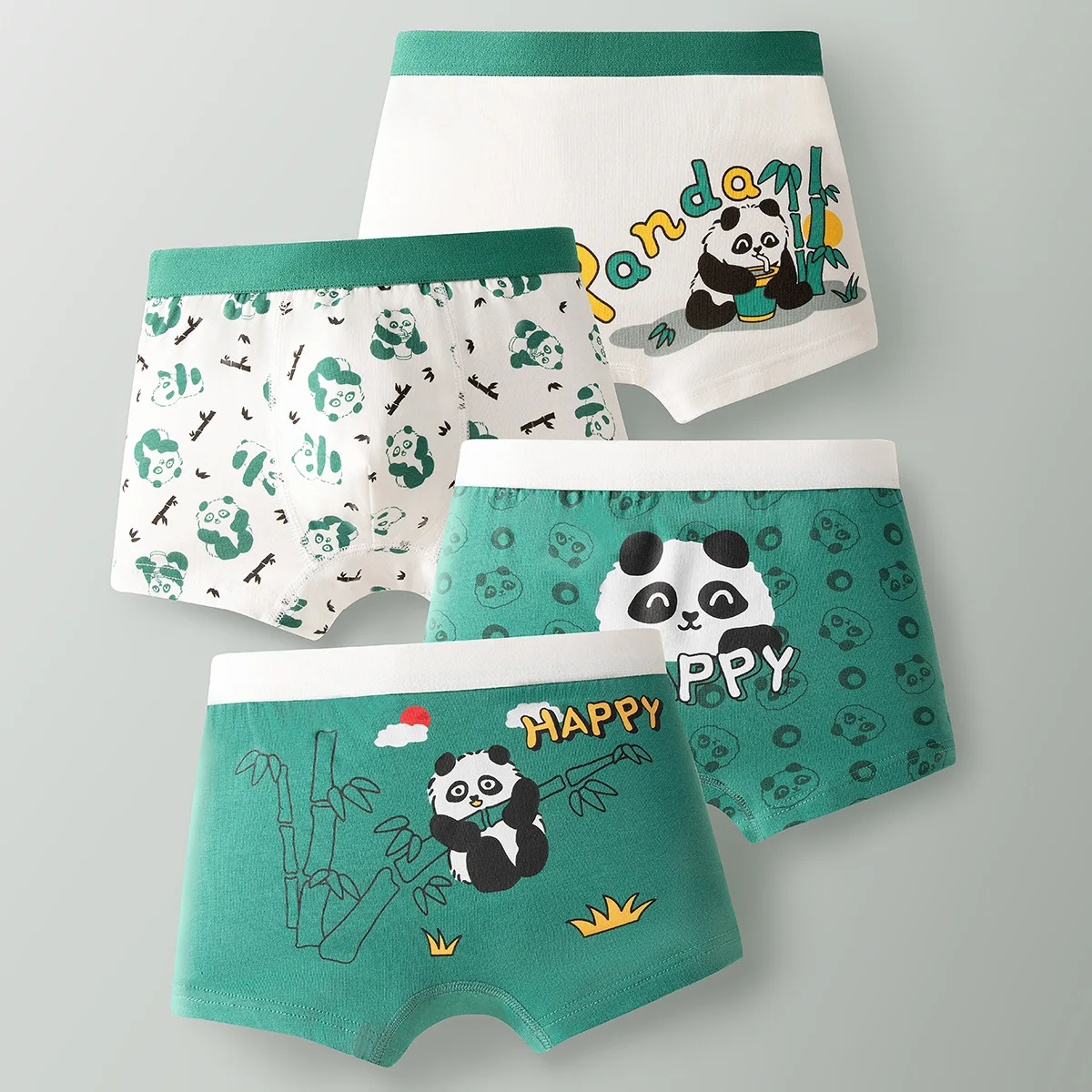 Junge Boxershorts aus reiner Baumwolle für Kinder, bunte Unterwäsche, niedliches Design, Baby-Unterhose, Größe M-3XL, für Gewicht 10–45 kg, Jungen – Detail 13