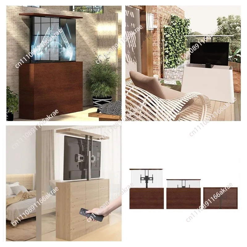 for Electric lift TV bracket is suitable for 32-80 inch liftable LCD TV display bracket