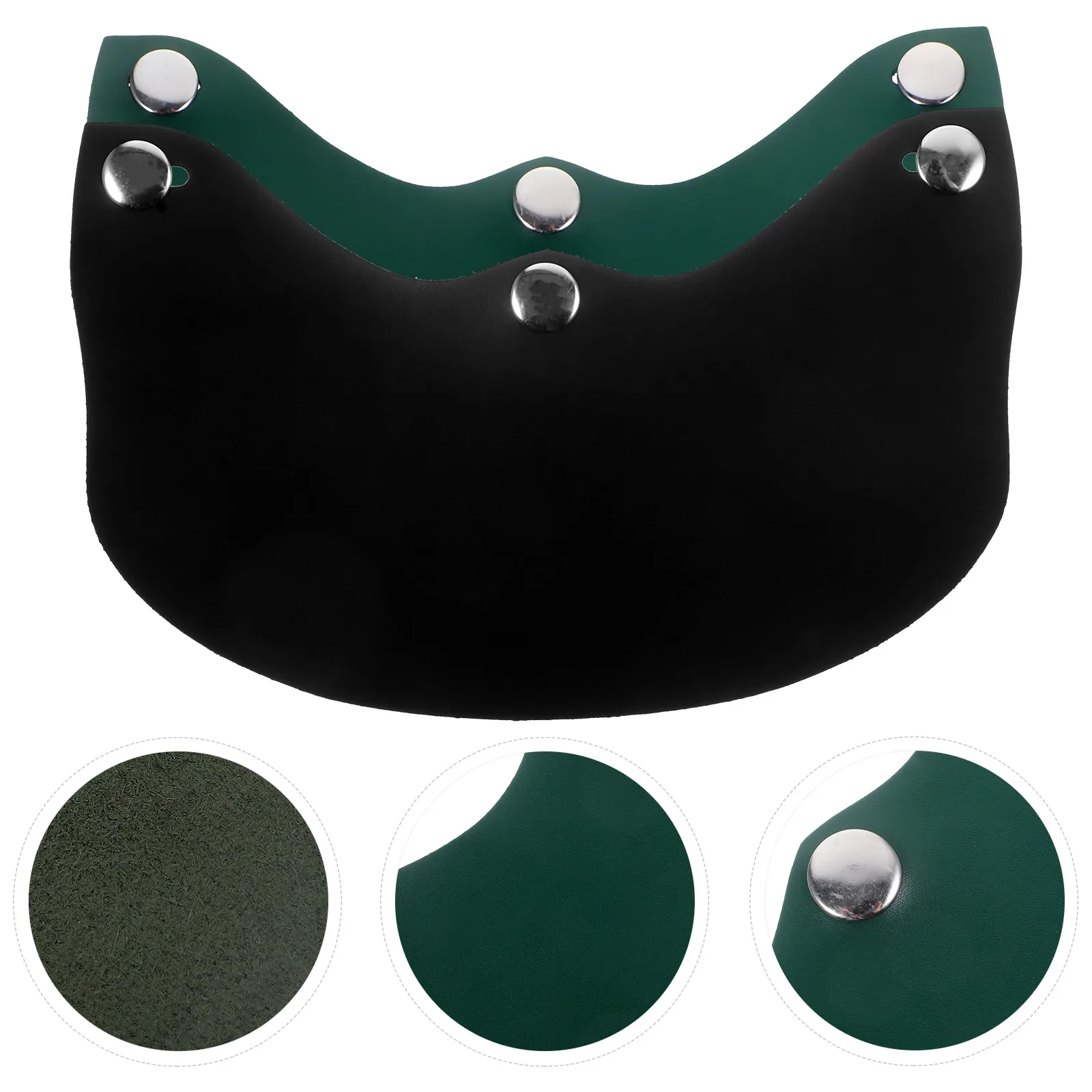 

2Pcs Cycling Cycling Visor Visor Detachable Cover Black Green Sun Rain Protection Riding Motorcycle Safety