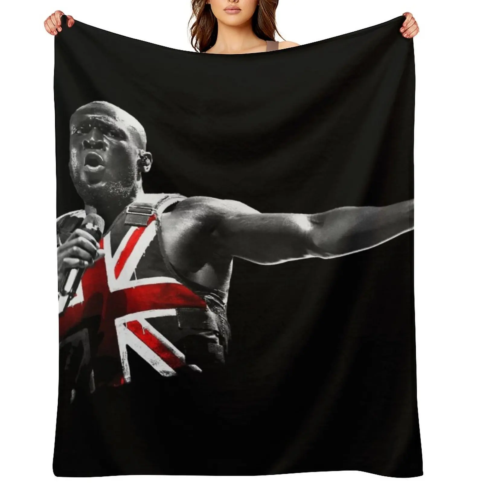 

Stormzy - Glastonbury 2019 Throw Blanket heavy to sleep Nap Bed linens Single Blankets