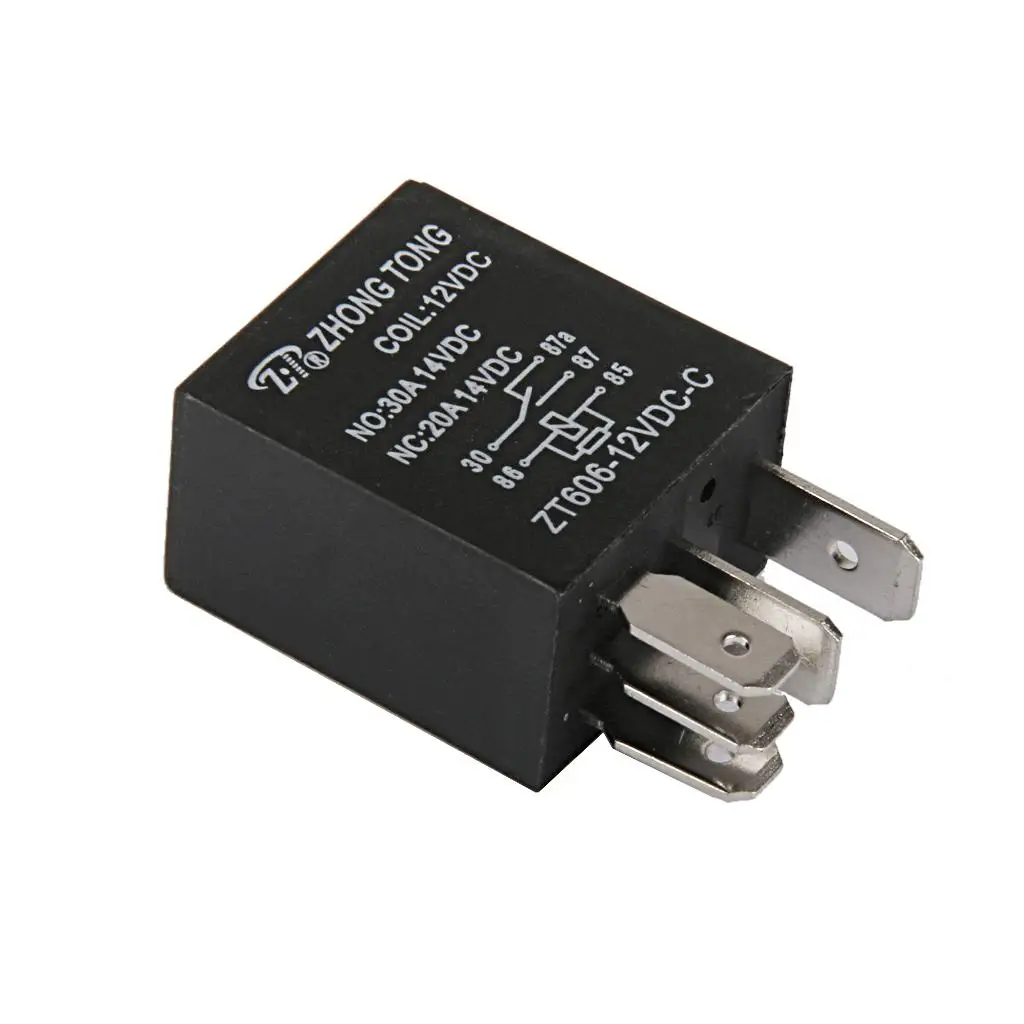 Micro Relay 5 PIN 12v 20a/30a + Normally Open Mini 20 amp MARINE