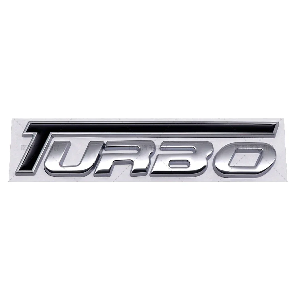 Logotipo Turbo Universal para parachoques trasero de coche, pegatina para maletero, insignia para Jaguar Jeep KIA Lexus Land Rover Mazda Ford Honda Hyundai