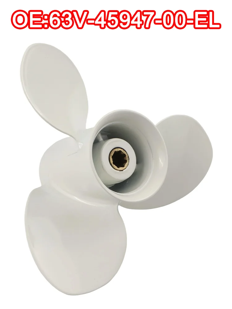 Aluminum for outboard Propeller 8 Tooth Propeller for outboard Propeller Efficient for propulsion Design Longevity And