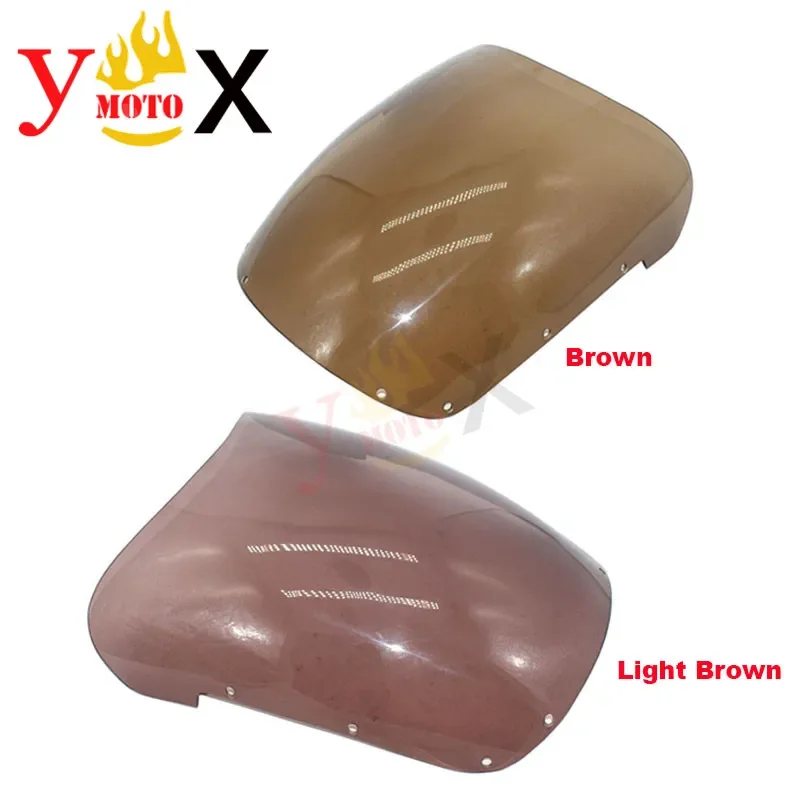 VT 250 F motocicleta marrón ABS parabrisas delantero parabrisas aire viento Deflector de vidrio para Honda VT250 VT250F
