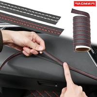 Car Interior DIY Strips Universal Decorative PU Leather Woven for Lexus LF-Gh SC IS250C HS SC430 LS600h LS460 LF-Ch LS LF-1 LC C