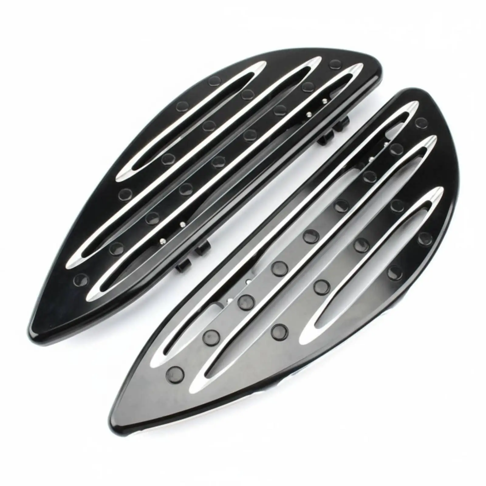 Motorcycle Footrest Textured Floorboard Bike Feet Hold Pad Road Components for Fatbike Riding Support