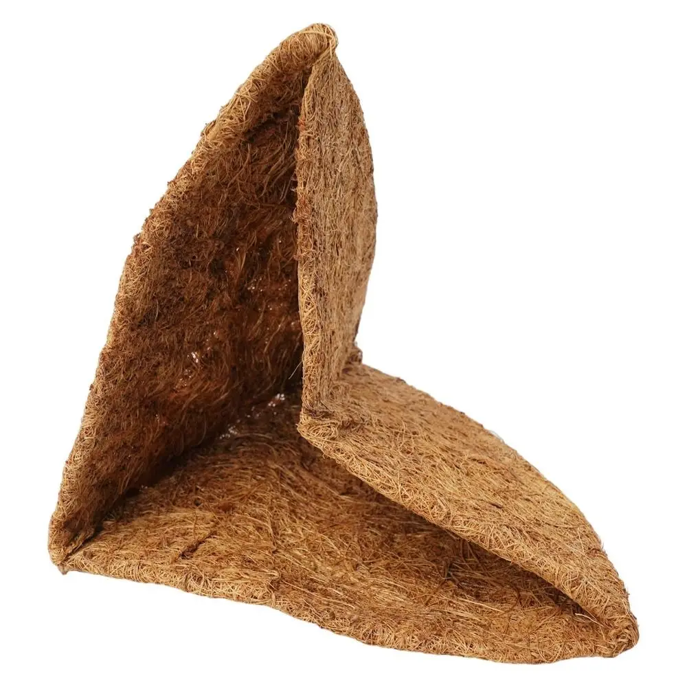 Natural Fiber Material Hanging Basket Liner Round Shape Coconut Mat Coconut Fiber Liner Coco Liner Replacement Home Gardening