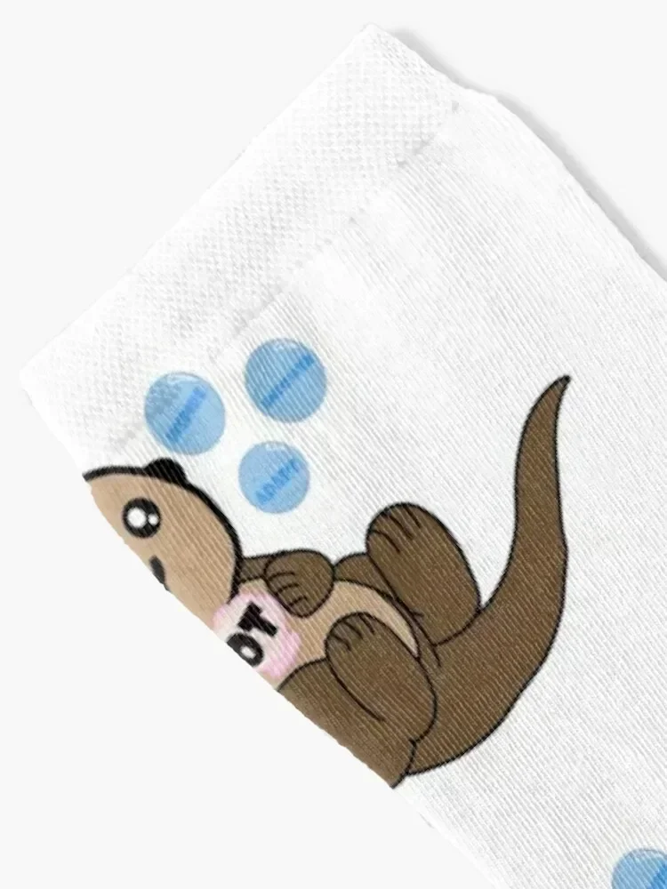 OT Otter Bubbles -Occupational Therapy Socks winter gifts summer hockey Lots Ladies Socks Men's