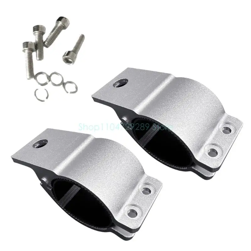 D8KE Offroad SUV Bullbar Tube Light Bracket Bar Roll Cage Lamp Clamp Mounting Holder