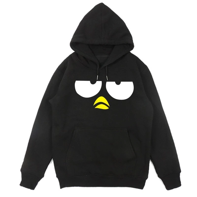 

Sanrio BadBadtz-maru Naughty XO Cool Penguin пуловер с капюшоном 2025 зимняя модная высококачественная толстовка с капюшоном для простых мужчин и женщин
