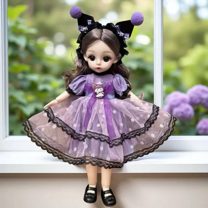 30cm Dreamy Princess Doll Tall Multi Jointed Flexible Poseable Dress Up DIY Toy Set for Girls Children Birthday Gifts Holiday - view 6