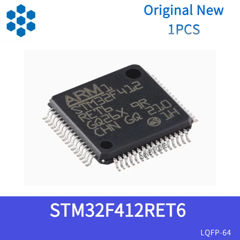 

Оригинальный новый 1 шт. STM32F412RET6 LQFP-64 ARM Cortex-M4 32-битный микроконтроллер-MCU