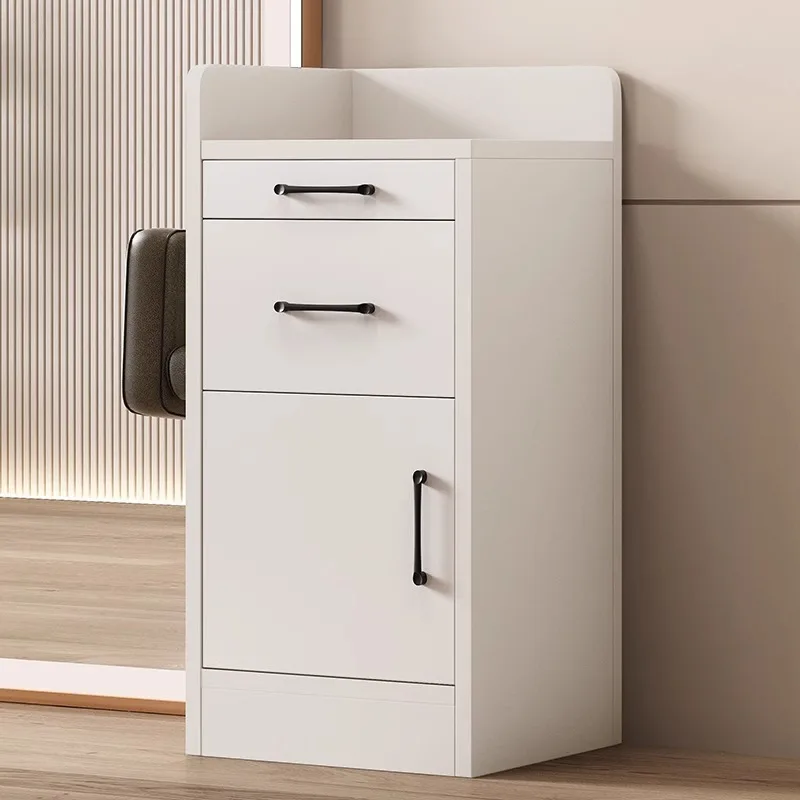 Barber Shop Tool Cabinet Hair Salon Special Wooden Paint Tool Desk Hair Shop Work Cabinet Cut Shop Locker