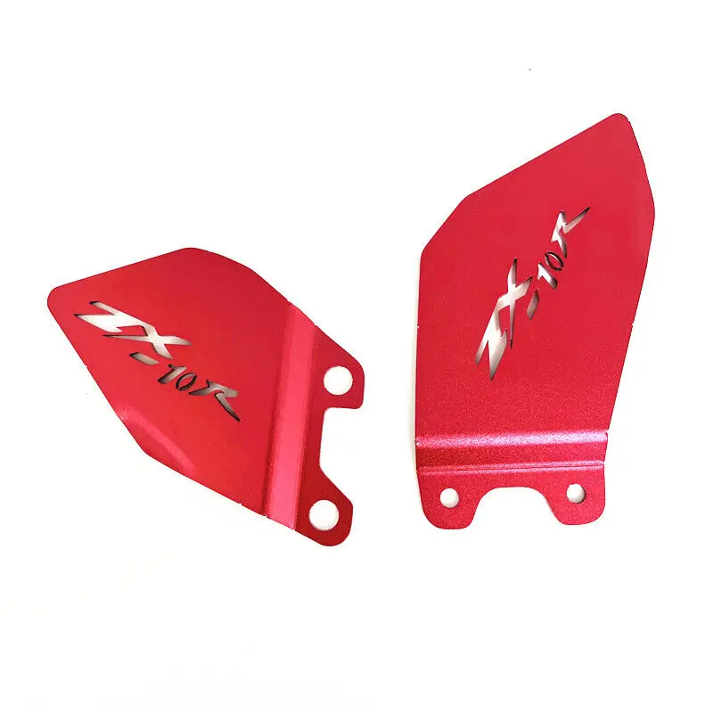 Foot Peg Heel Plates Guard For ZX10R ZX10RR 2011-2020 2019 Motorcycle ZX-10R ZX-10RR Footrest Hanger Pedal Hanger  Protector