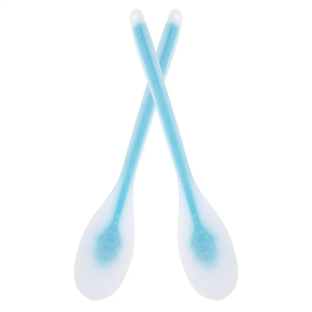 

2 Pcs Lotion Application Tool Back Applicator Replacement Pads Long Handle Tpe Tanning Mitt for