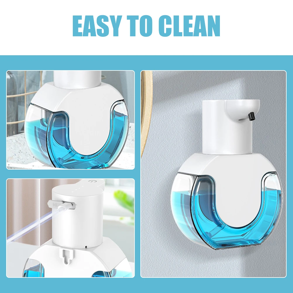 Rechargeable Automatic Soap Dispenser Touchless Foaming Hand Soap Dispensing Container Kitchen Bathroom Desktop