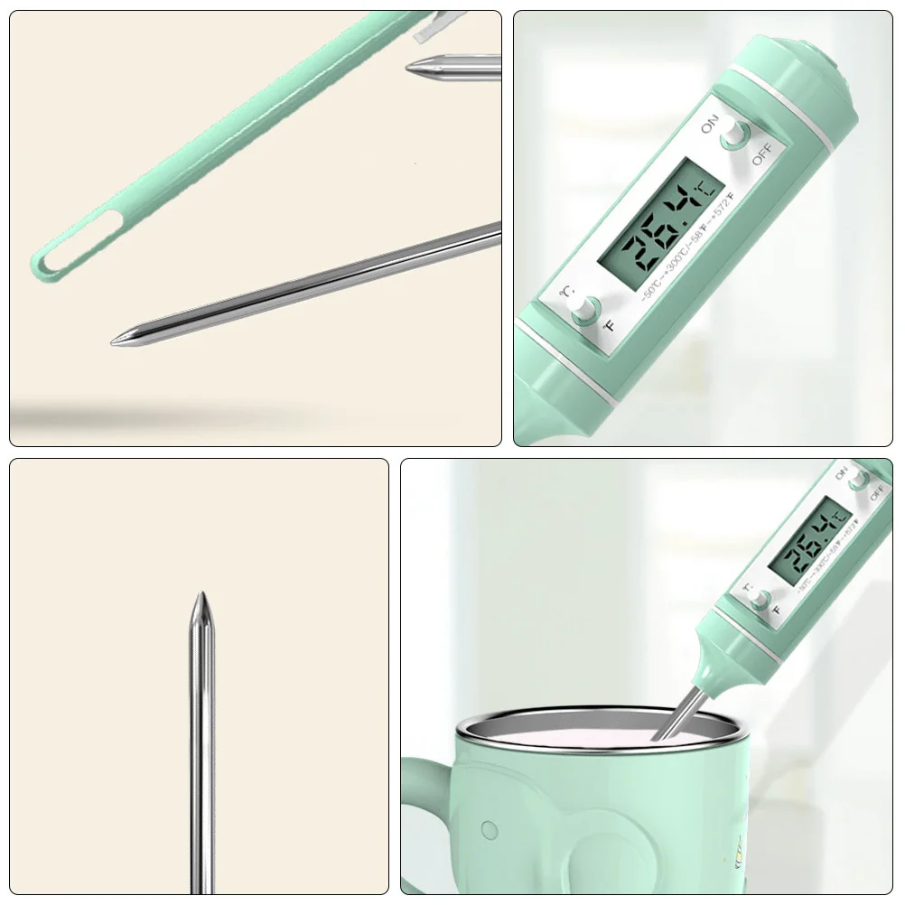 

Digital Milk Thermometer Fast Accurate Reading For Food Kitchen Cooking Baking Meat Poultry Dairy Use Food